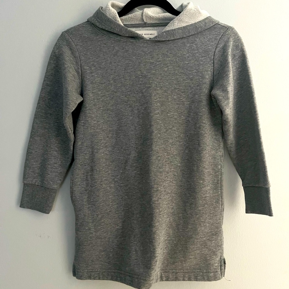 NWOT Boys Size‎ Small / 6 Free Assembly Gray Hoodie Warm Winter